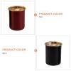 VINTORKY 2-Pack Windproof Stainless Steel Cigar Ashtrays with Lids, Funnel-Shaped, Easy to Clean, for Terraces and Outdoor Tables view 3