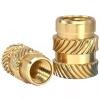 M3 Heat-Set Threaded Inserts, Knurled Brass, 4–5.5 mm OD, 2.5–12 mm Height, 150 pcs view 1