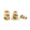 M3 Heat-Set Threaded Inserts, Knurled Brass, 4–5.5 mm OD, 2.5–12 mm Height, 150 pcs view 3