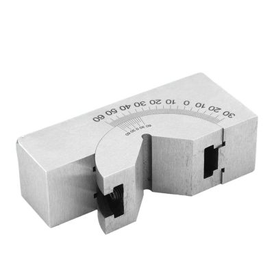 DUOCAI Angle Gauge V-Block, Adjustable 0°/30°/60° Pad (AP25)