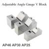 DUOCAI Angle Gauge V-Block, Adjustable 0°/30°/60° Pad (AP25) view 2