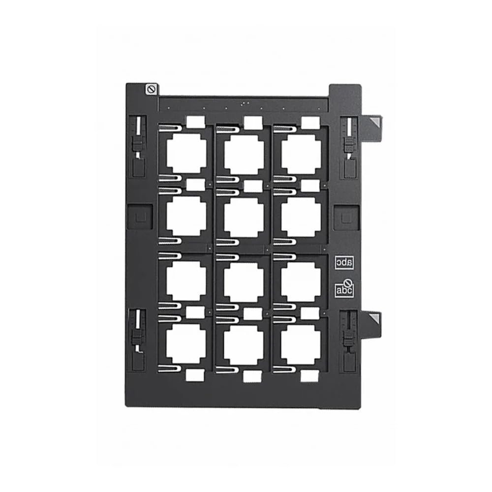 GUOJWOZPJ 1-Piece 12-Frame 35 mm Slide Holder for Negative Film Scanners, Compatible with V700/V750/V800/V850