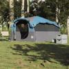 zylophax Tunnel Family Tent for 6, Blue, Waterproof, E-Port, 2 Sleeping Cabins, 564 x 260 x 185 cm view 2