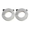 2-Pack Double-Split Shaft Collars, 20–30 mm Inner Diameter, Clamping Type, Aluminum Alloy (30 mm) view 1