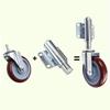 MXXQRHF 5-Inch Heavy-Duty Polyurethane Gate Roller, Spring-Loaded, Height-Adjustable (0–30/0–60 mm), 100 kg Capacity, Universal 4-Hole Mount, for Office and Industrial Use view 4