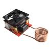 Risveglio ZVS Induction Heating Plate Kit, 1000 W, DC 24–36 V, with Spiral Copper Coil Tube, DIY, Metal Melting, Quenching, Glowing, Black view 1