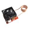 Risveglio ZVS Induction Heating Plate Kit, 1000 W, DC 24–36 V, with Spiral Copper Coil Tube, DIY, Metal Melting, Quenching, Glowing, Black view 4