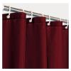 GYTTDERFL Black Shower Curtain, Waterproof Fabric, Burgundy, 120 x 180 cm (W x H) view 1