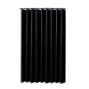 GYTTDERFL Black Shower Curtain, Waterproof Fabric, Burgundy, 120 x 180 cm (W x H) view 2