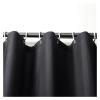 GYTTDERFL Black Shower Curtain, Waterproof Fabric, Burgundy, 120 x 180 cm (W x H) view 3