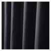 GYTTDERFL Black Shower Curtain, Waterproof Fabric, Burgundy, 120 x 180 cm (W x H) view 4