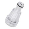Risveglio Transparent Water Inlet Filter for Washing Machine, 11 mm Plastic Replacement with Visual Inspection Design, Easy-Clean Garden Accessory, 5 pcs view 2