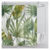 GYTTDERFL Watercolor Leaf Shower Curtain Set, 120 x 180 cm view 1