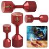 2-Hole Flange Alignment Pins with Integrated Level, 6061 Aluminum, for ASME 150 lb Flanges, 1/2–14 in, 4-Piece Red Set view 3
