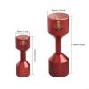 2-Hole Flange Alignment Pins with Integrated Level, 6061 Aluminum, for ASME 150 lb Flanges, 1/2–14 in, 4-Piece Red Set view 4