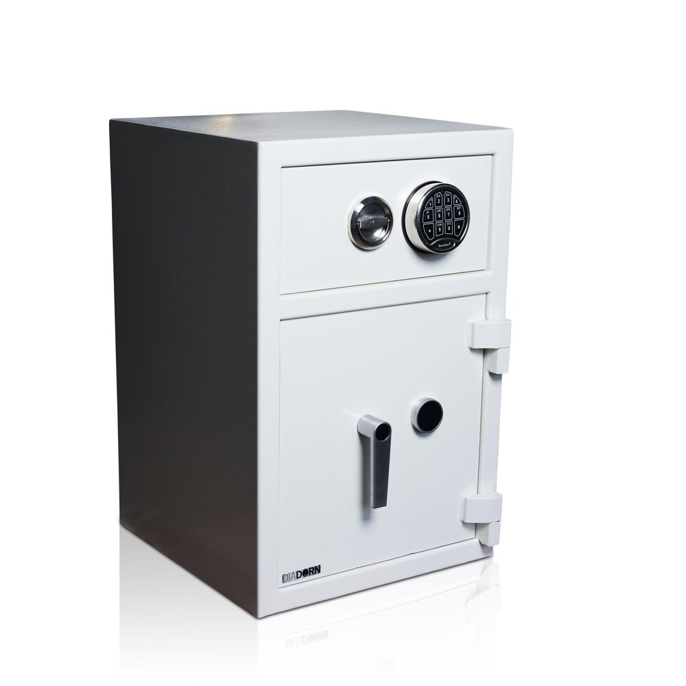 DiaDorn Deposit Safe Drawer with PIN Code and Key Lock, 6 Bolts