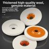 Qualoramall Wool Polishing Discs, 10.2 cm, 8 mm Thick, for 100 mm Angle Grinders, 10-Pack view 4