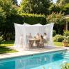 Outdoor Canopy Net, 3.00 m x 3.00 m x 2.50 m, Square with 4 Corners view 2