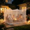 Outdoor Canopy Net, 3.00 m x 3.00 m x 2.50 m, Square with 4 Corners view 3