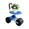 shpuuyy Height-Adjustable Garden Cart with Seat view 1