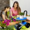 shpuuyy Height-Adjustable Garden Cart with Seat view 2