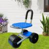 shpuuyy Height-Adjustable Garden Cart with Seat view 3