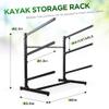 Generic Heavy-Duty Kayak Storage Rack for Garage and Outdoor Use, Holds Kayaks, Surfboards, and Paddleboards up to 28 Inches view 2