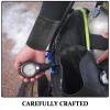 MOBUTOFU Wetsuit Cuff Replacements, 2 Pairs, Black Rubber view 3
