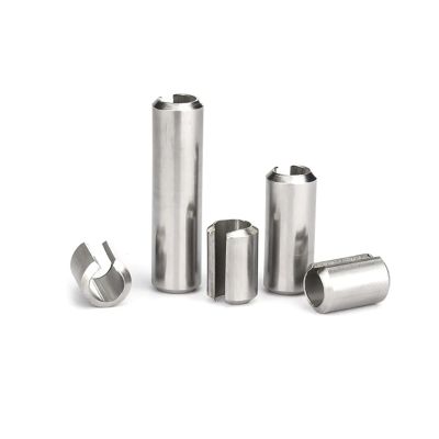Slotted Spring Pins, Split Pins, Stainless Steel 304, M1.5–M6, 8–20 mm (50 pcs, M2 × 12 mm)