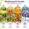 Ceramic Bee Watering Station Garden Stakes, 6-Piece Set view 2