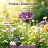 Ceramic Bee Watering Station Garden Stakes, 6-Piece Set view 3