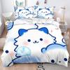 Fotmung 3D Bedding Set 220 x 240 cm, Cartoon Cat, Duvet Cover with Pillowcases, Quick-Drying, Wrinkle-Resistant, Soft and Skin-Friendly – D42 view 1