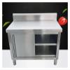 ZCXMNL Stainless Steel Prep Work Cabinet, Commercial Kitchen Workbench, 150 x 50 x 80 cm view 1