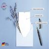Michel Verlag 2-Card Sympathy Set with Envelopes, Trauerblüten, 17 x 12 cm, Made in Germany view 2