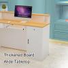 Modern Reception Desk with Storage, 79.8 cm view 3