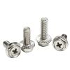 304 Stainless Steel Flange Screws, Anti-Loosening Phillips Hex Screws with Washers, M3-M8, 525-Piece Set (Serrated, 18MM_M8 x 5PCS) view 1