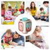 Activity Cube, 6-Sided Interactive Sensory Toy with Textured Relief view 4