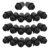 Baluue 40-Piece Round Black Rubber Bumpers for Car Doors and Trunks, Shock-Absorbing and Vibration-Reducing, Durable Rubber, for Cars and Trucks view 1