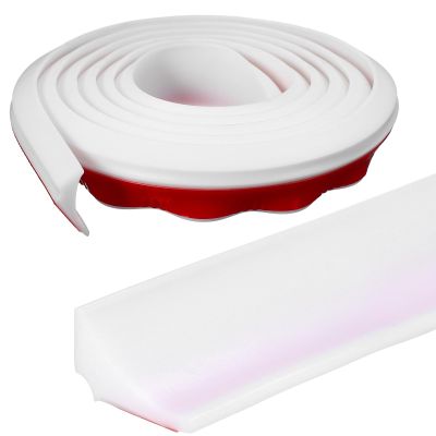 CRAFTHROU Self-Adhesive Silicone Shower Threshold Water Barrier, 2 m