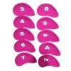 QUILSTM Numbered Club Covers for Golf Clubs and Travel Clubs, Club Protection, 5-Piece Set with Numbered Covers view 1