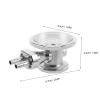 Gogogmee Metal Stethoscope Repair Head with Diaphragm and Chestpiece view 2