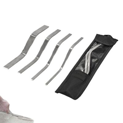 4-Piece Stainless Steel S-Jointing Trowel Set for Brickwork