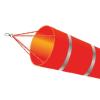 AsrMyjcx Outdoor Windsock with Reflective Stripes, Oxford Fabric, Red and Gray view 2