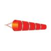AsrMyjcx Outdoor Windsock with Reflective Stripes, Oxford Fabric, Red and Gray view 3