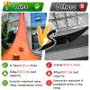 Cargo Handling Moving Chute 1.5 2 8 10 13 15 17 20 25 18 30 m, Heavy-Duty Foldable Load Chute, 60 kg Capacity, 0.7 mm Thick, for Moving Companies (Green, 30 x 2 m/98.4 x 6.6 ft) view 2