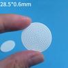 High-Temperature Aluminum Oxide Ceramic Filter Disc, 28.5 mm Diameter, 0.6 mm Thick, 10 pcs view 2