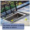 Wastewater Filter, Stainless Steel Debris Catch Basket for Driveways, Lawns, Drains, and Ditches view 3