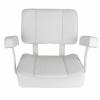 KiBcsLic Boat Seat with Armrests, Compact Padded Quilted Boat Seat view 1