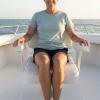 KiBcsLic Boat Seat with Armrests, Compact Padded Quilted Boat Seat view 2