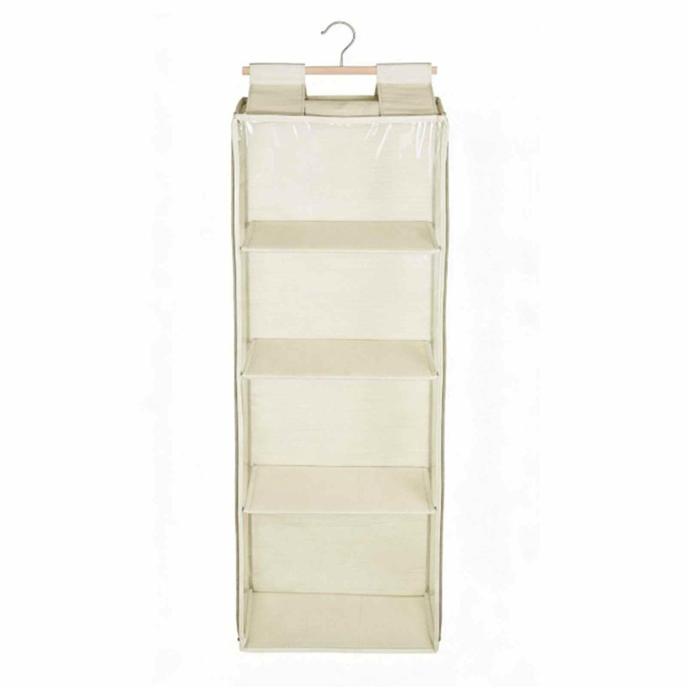 banapoy Over-the-Door Stuffed Animal Organizer with 4 Clear Pockets